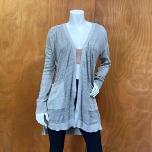 Calvin Klein Jeans Women's Long Gray Cardigan Size 2XL